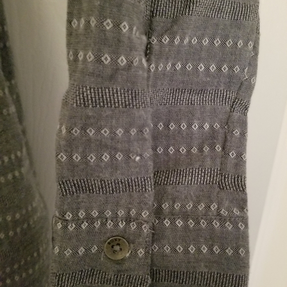 NWT Shirt Dress - Roxy Grey Diamond Pattern - Picture 5 of 8